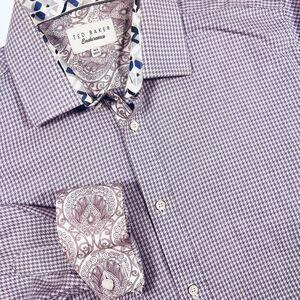 Ted Baker Endurance Shirt 16.5 32 33 Button Up